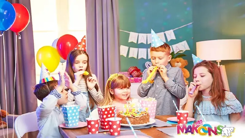 Birthday Cake and Food