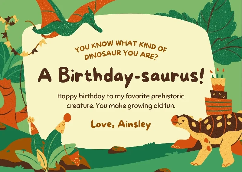 Funny Birthday Card Messages
