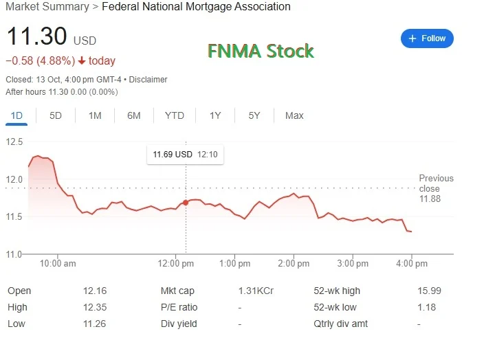 FNMA Stock
