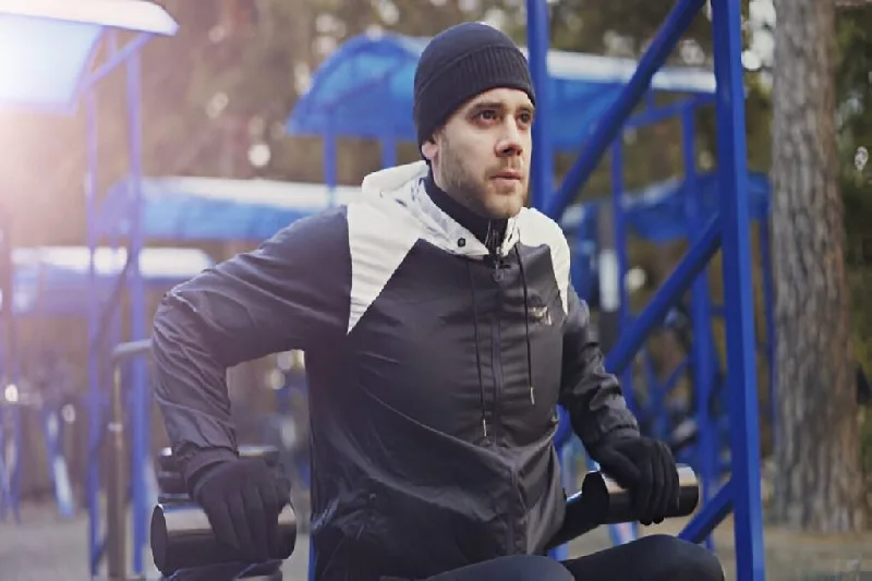 The Spark Shop Men Winter Jacket Sportswear Gym Fitness