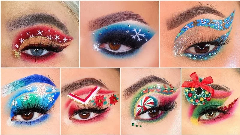 Creative Christmas Makeup Ideas Inspired