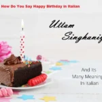 How Do You Say Happy Birthday in Italian